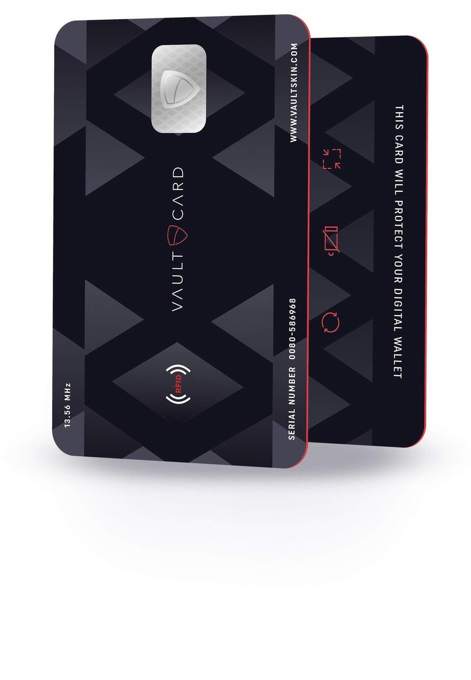 4275 VAULTCARD - RFID Blocking & Jamming Credit & Debit Card Protection